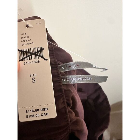 Anthropologie Brown Pull On Safari Pants Size Small New - Picture 8 of 8